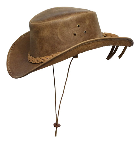 Sombrero De Vaquero De Piel Para Hombres Y Mujeres, Ligero