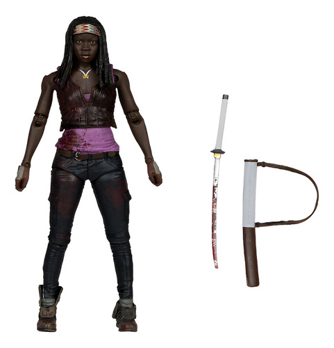 Muñeco Accion Mcfarlane 13cm 14340 The Walking Dead Michonne