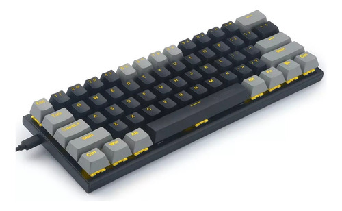 Teclado Mecánico Para Juegos Con Cable De 61 Teclas Con Retr