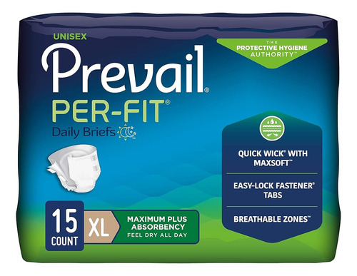 Calzoncillos Para Incontinencia Prevail Per-fit, Maximum Plu