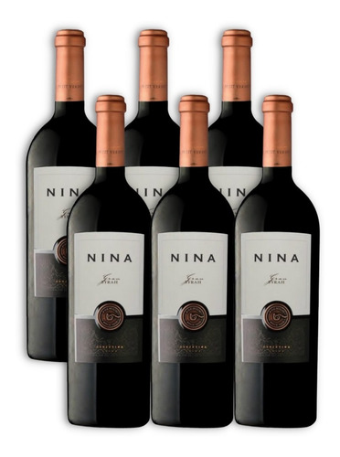 Nina Vino Gran Syrah Caja X6 750ml Valle De Aminga La Rioja