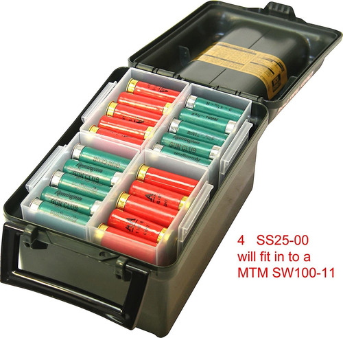 Mtm Ss25-00 Shell Stack 25 Rd. Compact Shotshell Storage Box