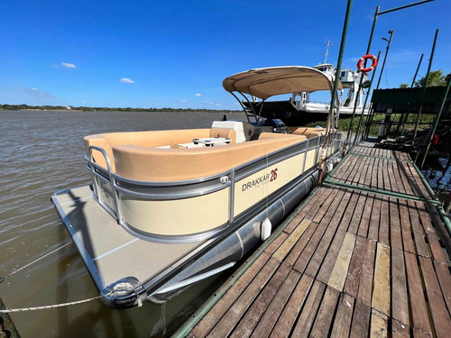 Imagen 1 de 16 de Lancha Pontoon Drakkar 26 + Honda 150hp 4t + Entrega Ya!