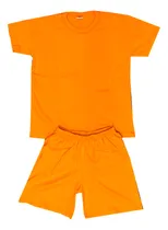 Comprar Remera + Short Liso Algodon Conjuntos Talles Niño\u002Fas 4 Al 14