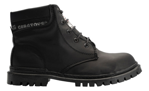 Bota Hombre Trabajo Casual Industrial Casco Acero Piel 