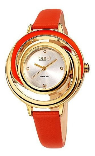 Reloj De Mujer Con Correa De Cuero - Bur210