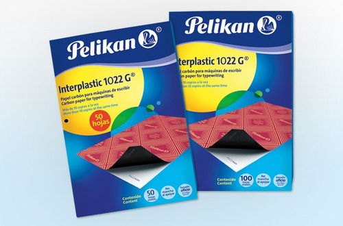 Papel Carbón Pelikan 1022 Oficio Negro Caja 100 Hojas