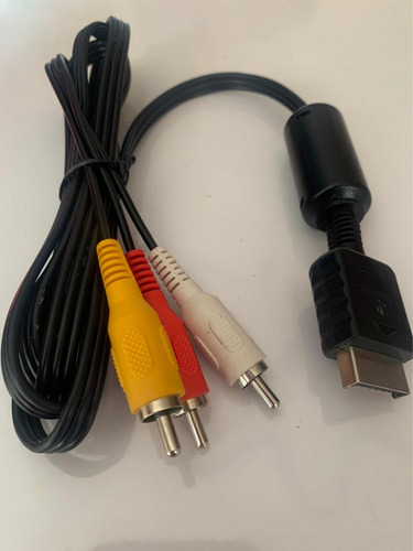 Cable Audio Y Video Original Playstation Ps1, Ps2 Y Ps3. (Usado)