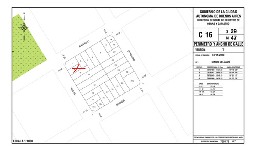 Lote Venta Núñez 767  Metros  Planos Y Derribo