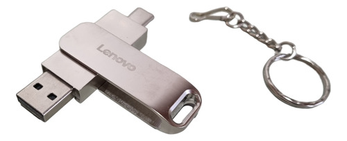 Pendrive Lenovo | 2 Tb | Usb 3.0 | Usb A | Usb C Plateado