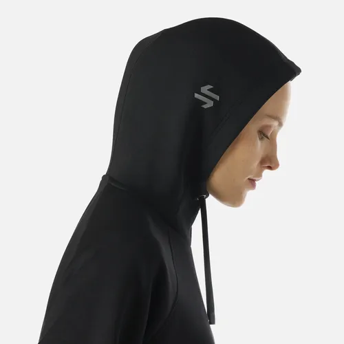 Polerón Mujer Tempo Sweatshirt Hoody Negro Vulcano