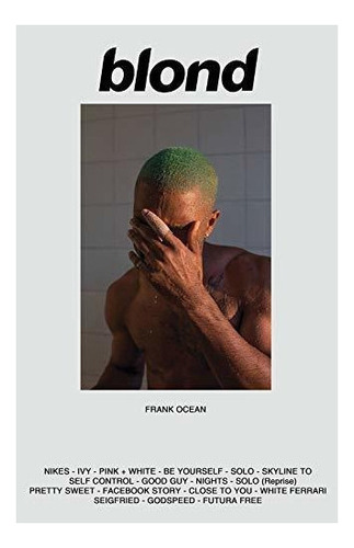 Póster Decorativo De Pared Frank Ocean Blond 12x18