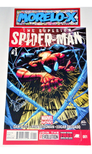 Superior Spiderman #1- Firmada Por Stegman & Delgado- C O A