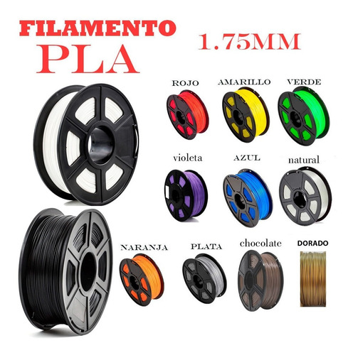 Filamento Pla 1.75mm Para Impresora 3d 1kg 