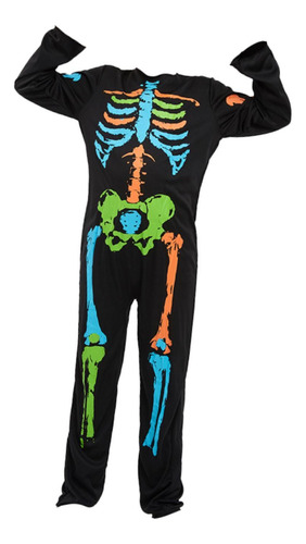 Disfraz De Esqueleto De Halloween Para Niños, Ropa De S