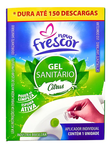 Gel Sanitário Detergente Adesivo Desodorizador 1 Uni Full