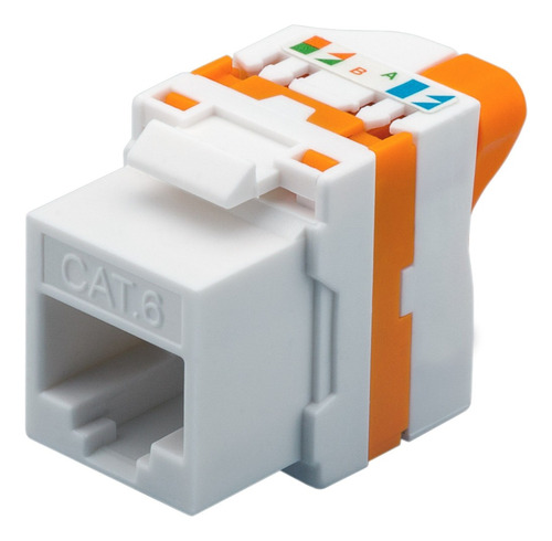 Jack Cat6 Keystone Rj45 Sin Herramientas