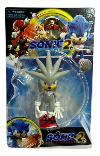 Muñeco Silver De Super Sonic Articulado Colección Única ++