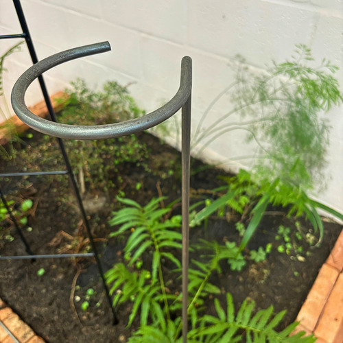 Tutor Rulo De Metal Para Plantas Soporte Jardín 140 Cm | X2 Sin Pintar