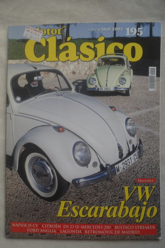 Escarabajo. Revista Motor Clasico. Numero 195