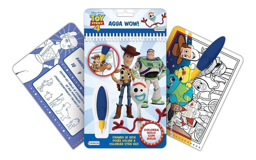 Librito Colorear Libro Toy Story Agua Wow Pinta Magica Water