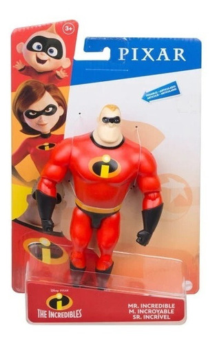 Figura Pixar De Acción Mr Increible Disney