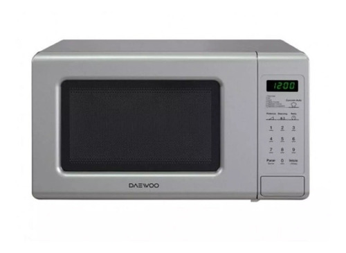 Daewoo Horno Microondas 0.7p 600w 10 Niveles Plata Kor-661s 