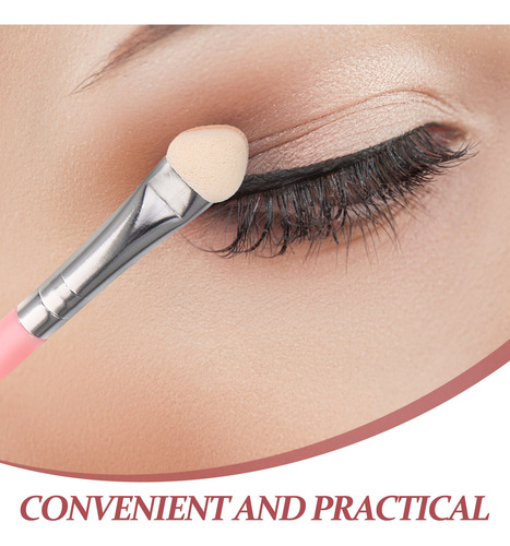 Brocha Portátil Para Sombra De Ojos Con Mango Delgado, Broch