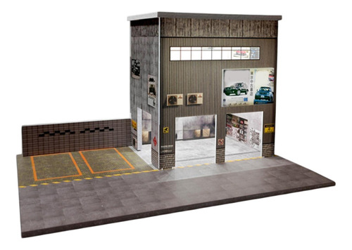 Modelo De Taller Automático Diorama Diorama Miniatura