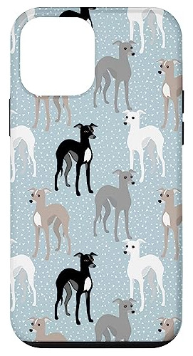 Funda Para iPhone 12 Mini Italian Grishound Plastico-02