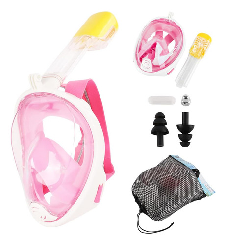 Full Face Snorkel Mask With Camera Support And Anti-fog