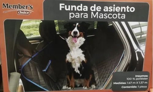 Funda / Cubreasiento De Auto Para Mascotas 1.47m X 1.37m