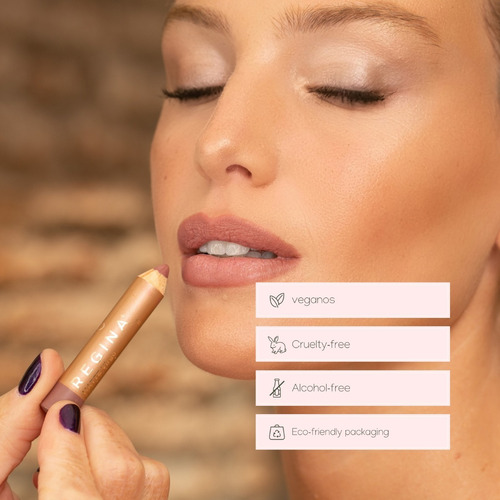 Set Lapiz Labial Delineador Mate X5 Regina
