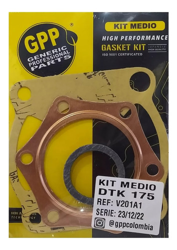 Kit Medio De Empacadura Gpp Dt175 Yamaha