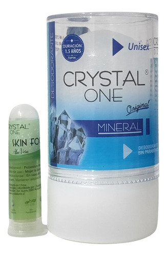 Crystal One Pack Desodorante + Skin Focus Contorno De Ojos 