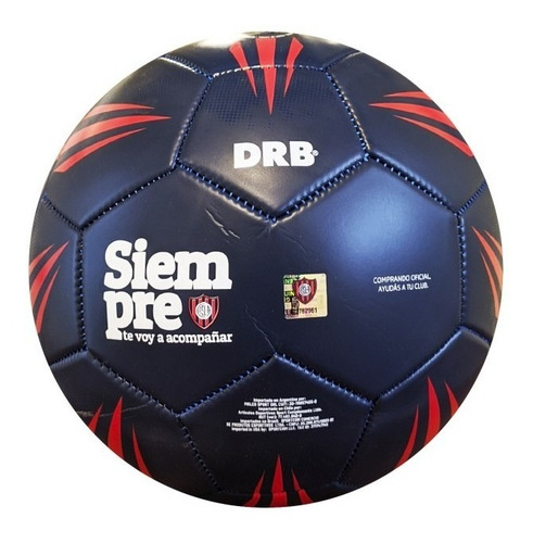 Imagen 4 de 5 de Pelota Futbol San Lorenzo Gasómetro N5 Drb Dribbling Cosida