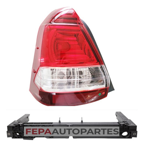 Mica Faro Giro Trasero Toyota Etios 12/16 Sedan 4 Pta Oscuro