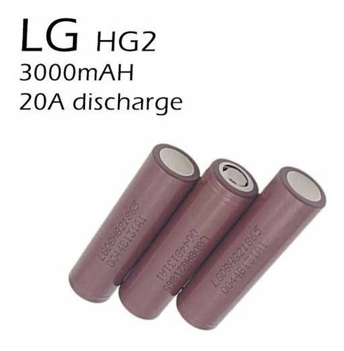 Bateria 18650 LG Cigarros Electronicos Litio 3000mah Nuevas
