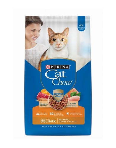 Imagen 1 de 1 de Alimento Cat Chow Defense Plus Delimix para gato adulto todos los tamaños sabor mix en bolsa de 15kg