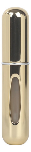 Pack 2 Atomizadores De Perfume Recargable De 8 Ml Para Viaje Color Dorado