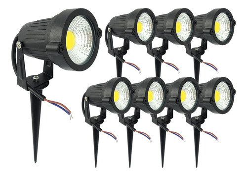 Kit 8 Luminária Spot Luz Led De Alto Brilho 7w 110v/220v