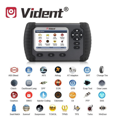 Imagen 4 de 4 de Escaner Vident 704mx Motor/trans/abs/srs Y 29 Funciones