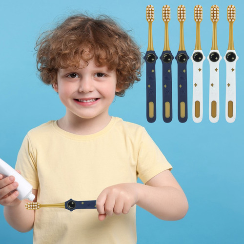 Juego De 6 Cepillos De Dientes Con Temática Espacial The Uni