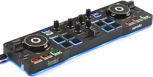 Controlador DJ Hercules DJControl Starlight negro de 2 canales