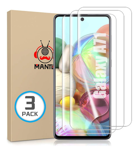 Manto 3 Pack Protector Pantalla Para Samsung Galaxy A71 5g