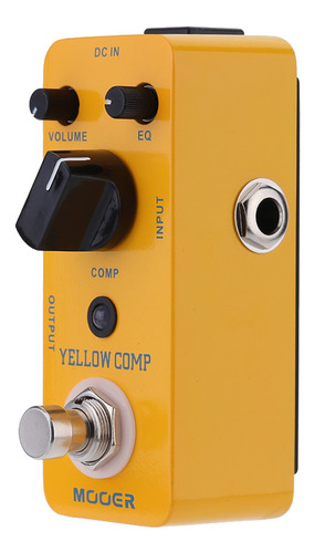 Mooer Yellow Comp Micro - Pedal De Efecto Compresor Óptico