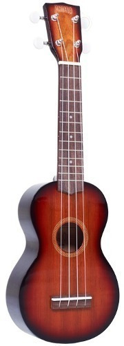 Ukelele Mahalo Tamaño Soprano Mj13t Series Sunburst + Funda