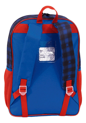 Mochila Escolar Infantil G Sestini Transformers Optimus Cor Azul