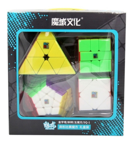 Kit Box  Moyu  Mofangjiaoshi  Pyraminx,megaminx, Skweb E Sq1
