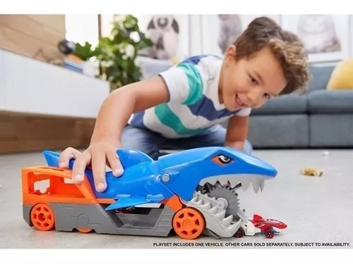 Pista Hot Wheels Guincho Tubarão Com Carrinho - Mattel Gvg36 - Vals Magazine